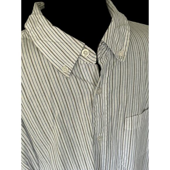 Lee Long Sleeve Button Down Shirt‎ Mens Size Large Silver/Blue/White - Picture 3 of 6